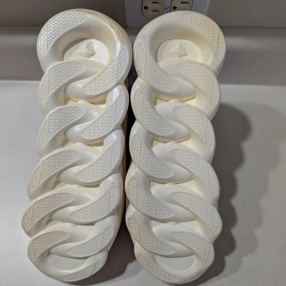 NWT Versace Chain Reaction Sneakers - Burgundy and Orange - Picture 6 of 13